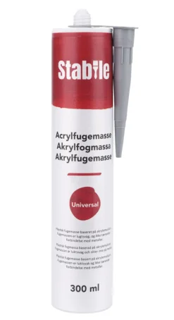 Stabile® Akryl*Acrylfugemasse hvid 300 ml -