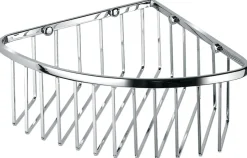 ADORA® Brusehylder*hjørnehylde enkelt trådkurv H9 cm