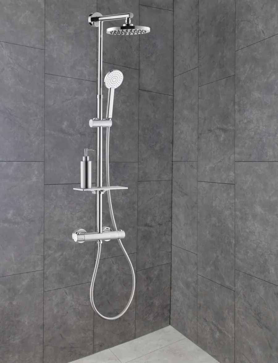 ADORA® Brusehylder*hylde til brusestang
