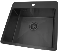 ADORA® Køkkenvaske*Optimus køkkenvask 550 x 530 mm Sort