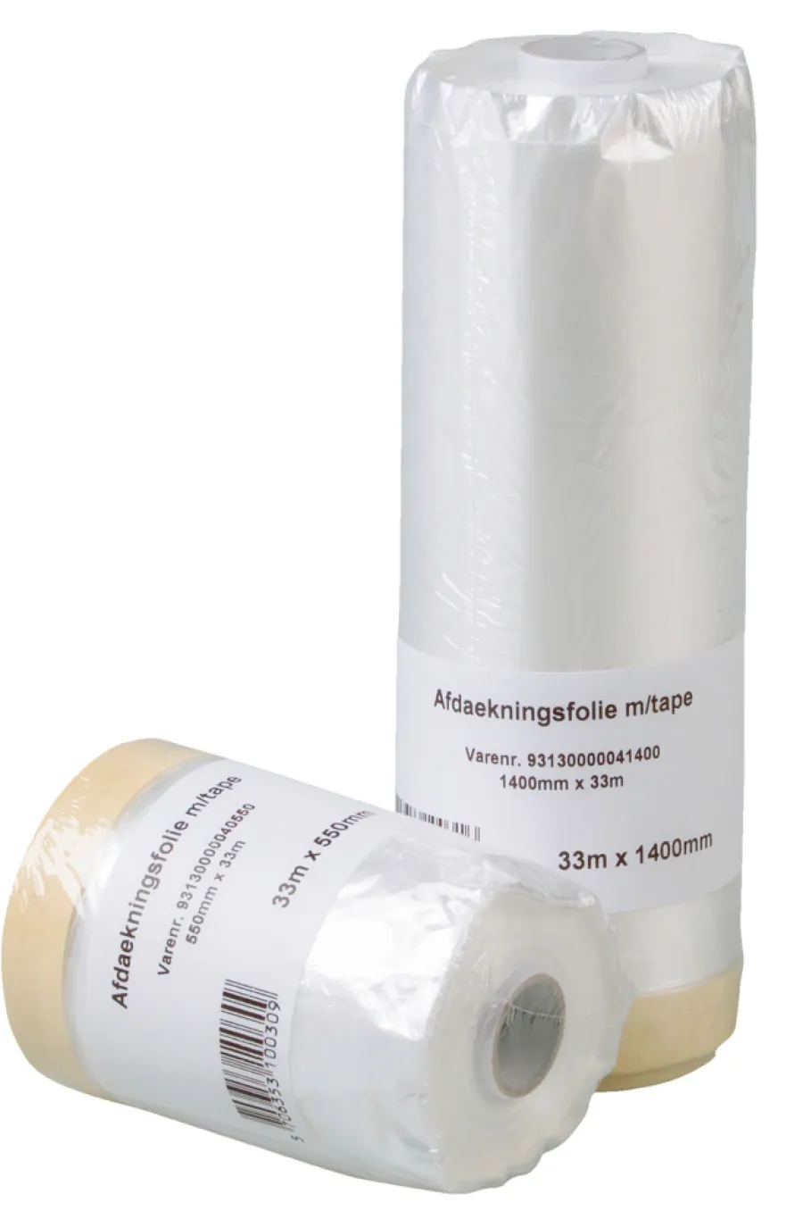 LUXI® Afdækning*Afdækningsfolie med tape 55 cm x 33 meter -
