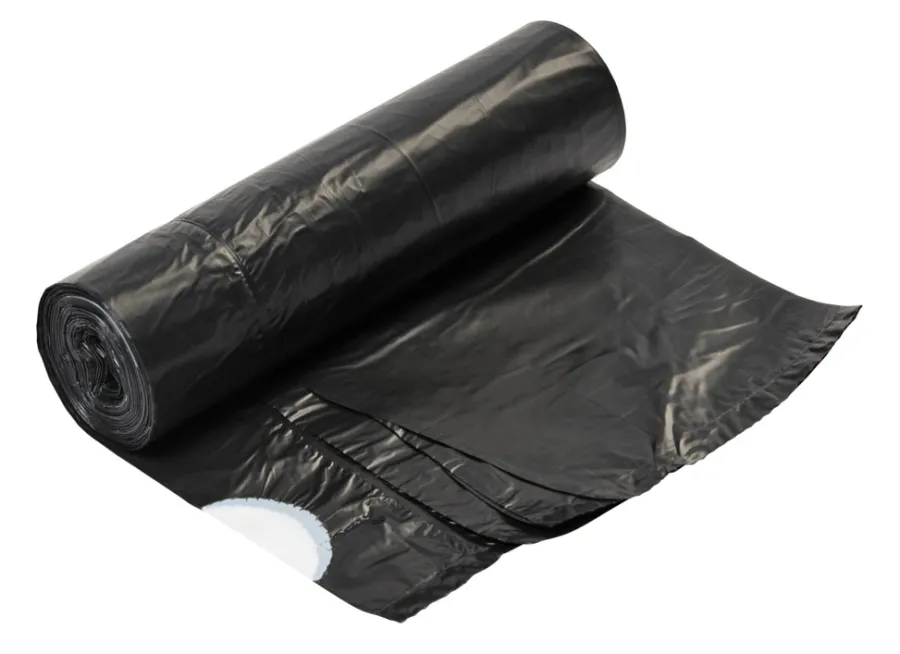 Husholdningsartikler*Affaldsposer m/snøreluk 30 liter - 15 stk. Sort