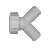 Reservedele Til Køkkenvaske*Afløbsforskruning dobbelt 1" x 3/4" x 3/4"