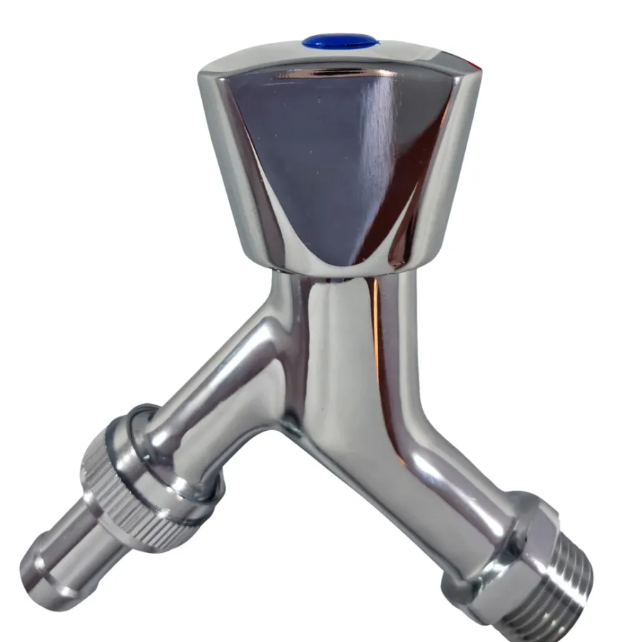 Haner & Ventiler*Aftapventil 1/2" med metalgreb krom