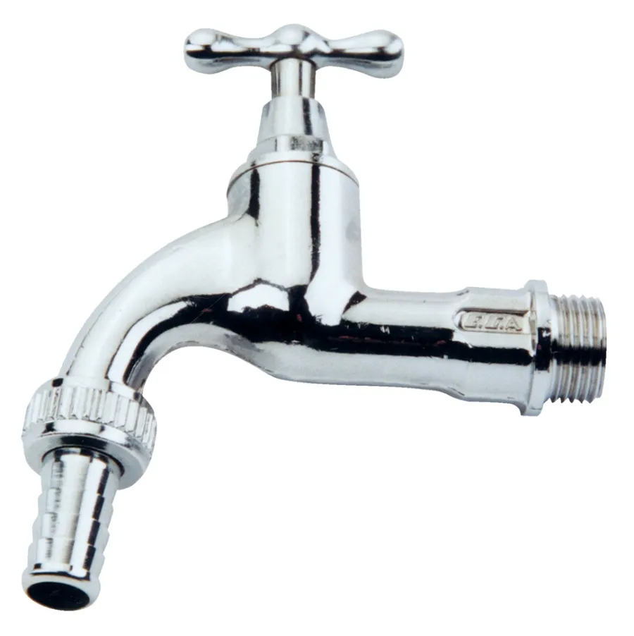 Haner & Ventiler*Aftapventil 3/4" med T-greb krom