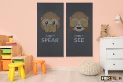 FibroTech Akustikpaneler & Tilbehør*Akustikbillede Art-Acoustic see 60 x 120 cm - mørk grå