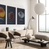 FibroTech Akustikpaneler & Tilbehør*Akustikbillede Art-Acoustic ægget 60 x 120 cm - mørk grå