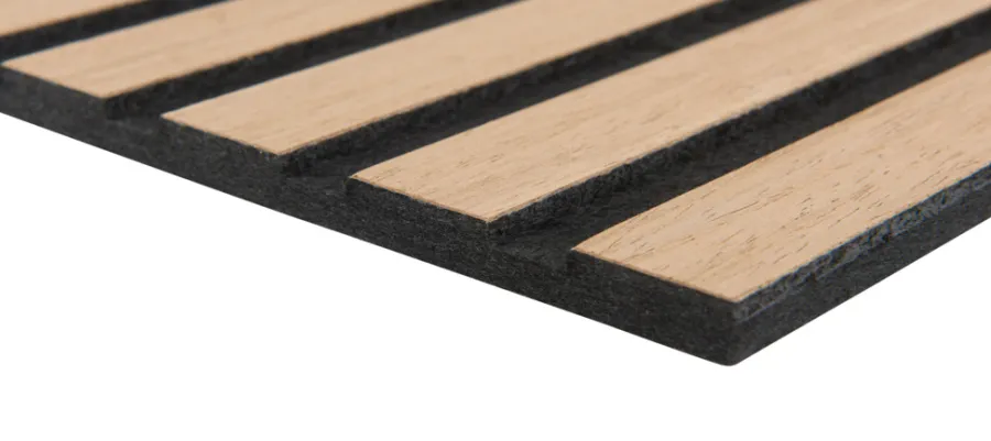 FibroTech Akustikpaneler & Tilbehør|Loftbeklædning*Akustikpanel Light Acoustic oiled oak 9 x 600 x 2500 mm Oiled oak finér