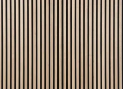 FibroTech Akustikpaneler & Tilbehør|Loftbeklædning*Akustikpanel Premium 22 x 605 x 2440 mm Ash