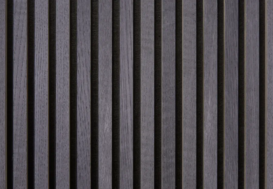 FibroTech Akustikpaneler & Tilbehør|Loftbeklædning*Akustikpanel Premium 22 x 605 x 2440 mm Black Oak