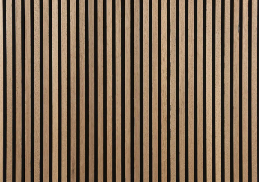 FibroTech Akustikpaneler & Tilbehør|Loftbeklædning*Akustikpanel Premium 22 x 605 x 2440 mm Oiled oak