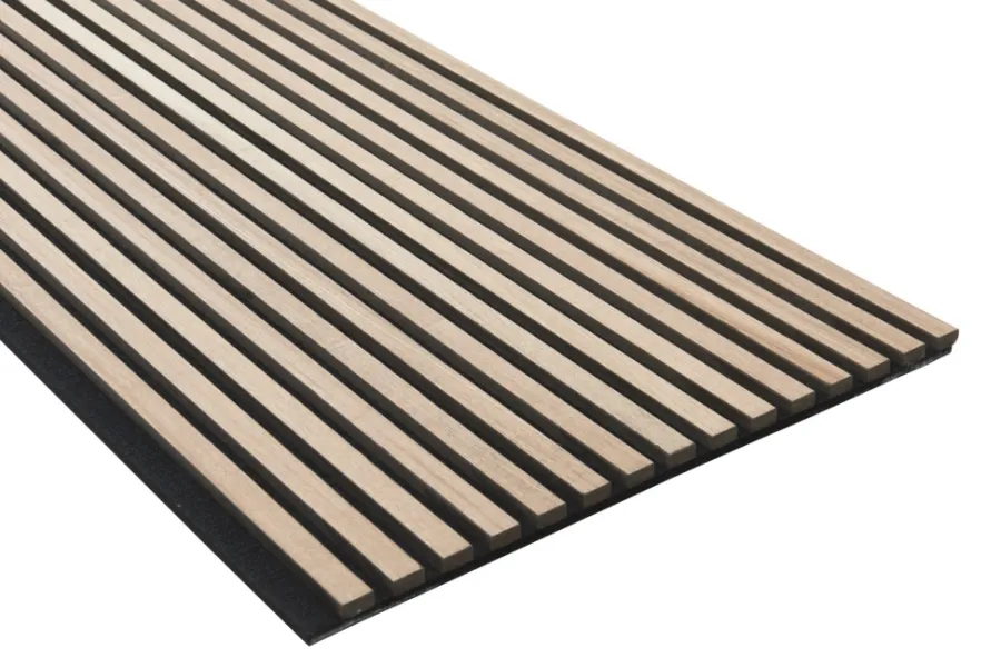 FibroTech Akustikpaneler & Tilbehør|Loftbeklædning*Akustikpanel Proff 22 x 605 x 3000 mm Ash