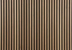 FibroTech Akustikpaneler & Tilbehør|Loftbeklædning*Akustikpanel Proff 22 x 605 x 3000 mm Oiled oak