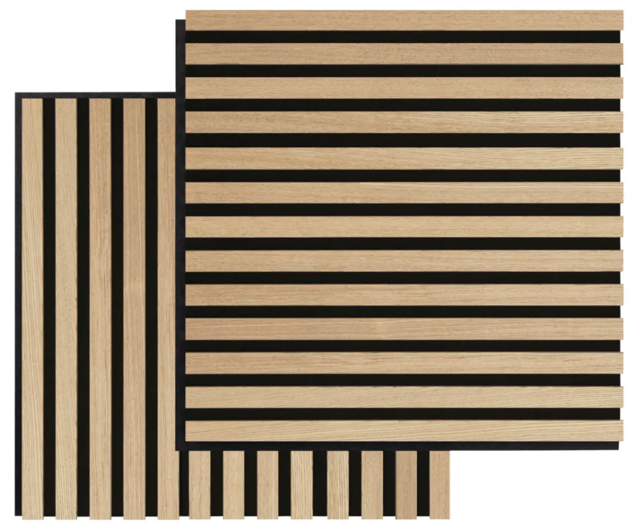FibroTech Akustikpaneler & Tilbehør*Akustikpanel Square 22 × 520 × 520 mm 2-pk. Ash