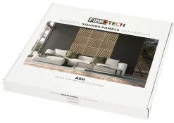 FibroTech Akustikpaneler & Tilbehør*Akustikpanel Square 22 × 520 × 520 mm 2-pk. Ash