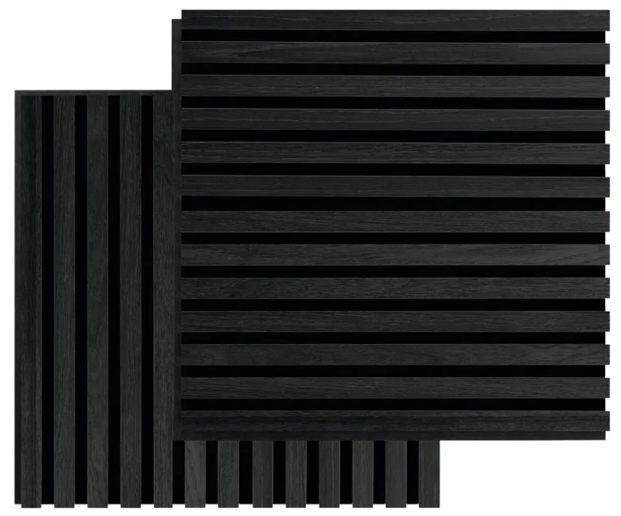 FibroTech Akustikpaneler & Tilbehør|Loftbeklædning*Akustikpanel Square 22 × 520 × 520 mm 2-pk. Black oak