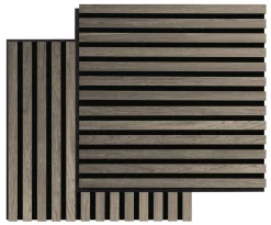 FibroTech Akustikpaneler & Tilbehør*Akustikpanel Square 22 × 520 × 520 mm 2-pk. Grey oak