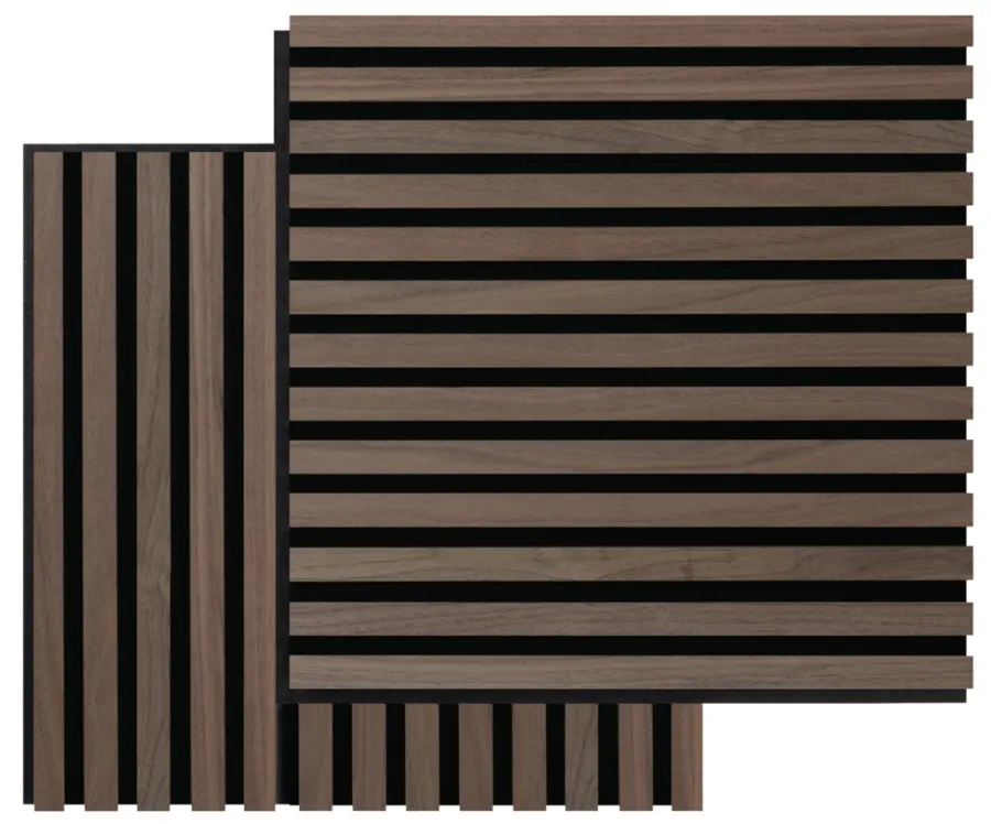 FibroTech Akustikpaneler & Tilbehør*Akustikpanel Square 22 × 520 × 520 mm 2-pk. Walnut