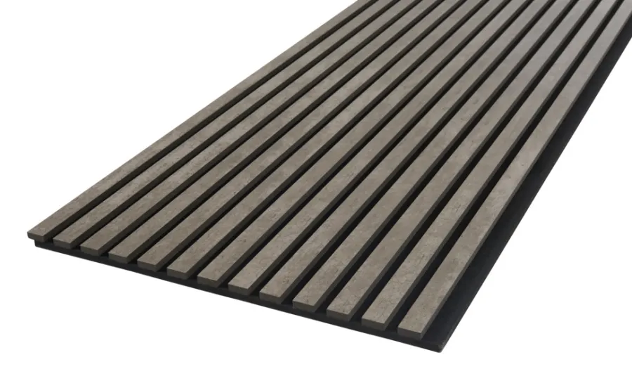 FibroTech Akustikpaneler & Tilbehør|Loftbeklædning*Akustikpanel Stone 520 x 2440 x 18 mm Concrete stone