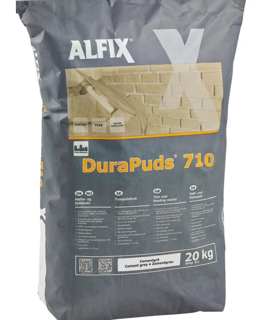 Alfix Cement & Mørtel*Durapuds 710 - cementgrå - 20 kg