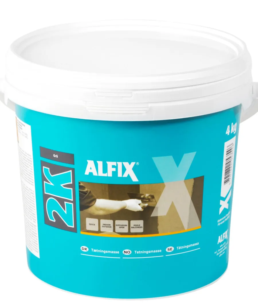 Alfix Fugeprodukter*2K vådrumsmasse - 4 kg