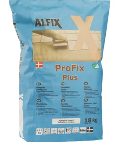 Alfix Fugeprodukter*ProFix Plus fliseklæber 18 kg Lysegrå