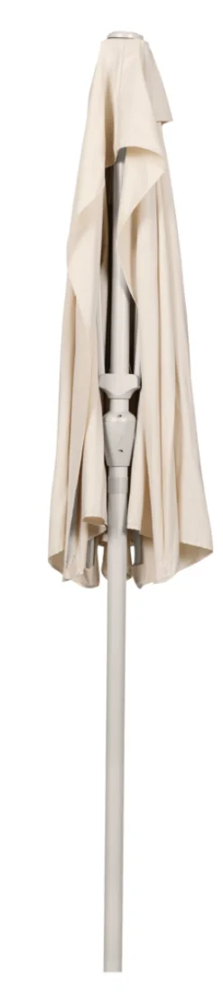 Parasoller & Markiser*Altanparasol m/krank B270 x D135 x H234 cm Sandgrå
