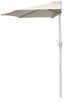 Parasoller & Markiser*Altanparasol m/krank B270 x D135 x H234 cm Sandgrå