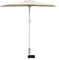 Parasoller & Markiser*Altanparasol m/krank B270 x D135 x H234 cm Sandgrå