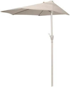 Parasoller & Markiser*Altanparasol m/krank B270 x D135 x H234 cm Sandgrå