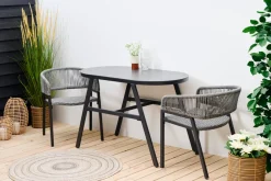 Sunlife® Caféborde & Caféstole*Altansæt Chicago - Sort