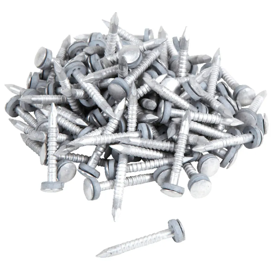 JUAL Tagpap & Asfalt*Alusøm med skive 2,6 x 25 mm - 100 stk.