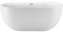 Badekar*Badekar ovalt fritstående L170 x B78 x H60 cm Hvid