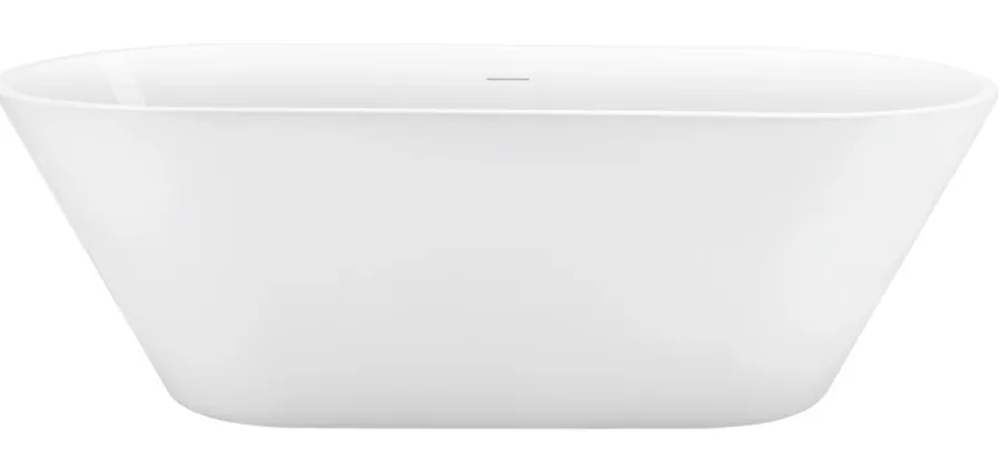 Badekar*Badekar ovalt fritstående 166 x 72 x 58 cm