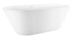Badekar*Badekar ovalt fritstående 166 x 72 x 58 cm