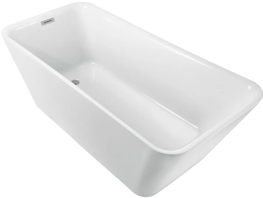 Badekar*Badekar rektangulært fritstående L170 x B78 x H60 cm