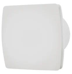 GRAD Ventilation*Badrumsventilator hvid m/hygrostat og timer - Hvid plast