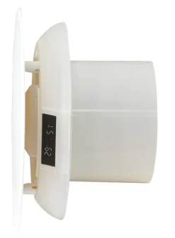 GRAD Ventilation*Badrumsventilator m/hygrostat og LED-display - Hvid