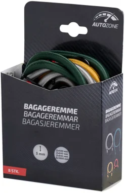 AutoZone® Trailertilbehør*Bagageremme med kroge 8 stk. -