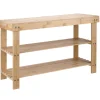 Boligindretning|Reoler & Rumdelere*Bambusbænk m/2 hylder 70 x 25 x 45 cm
