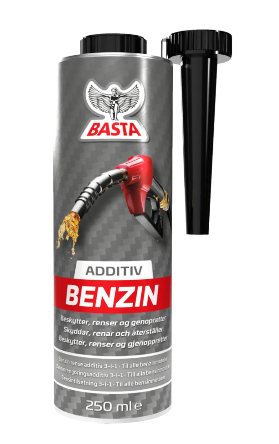 Basta Rengøring & Pudsemidler*benzinadditiv 3-i-1 250 ml