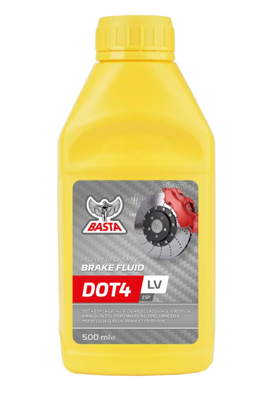 Basta Motorolie & Sprinklervæske*bremsevæske DOT4 LV 500 ml