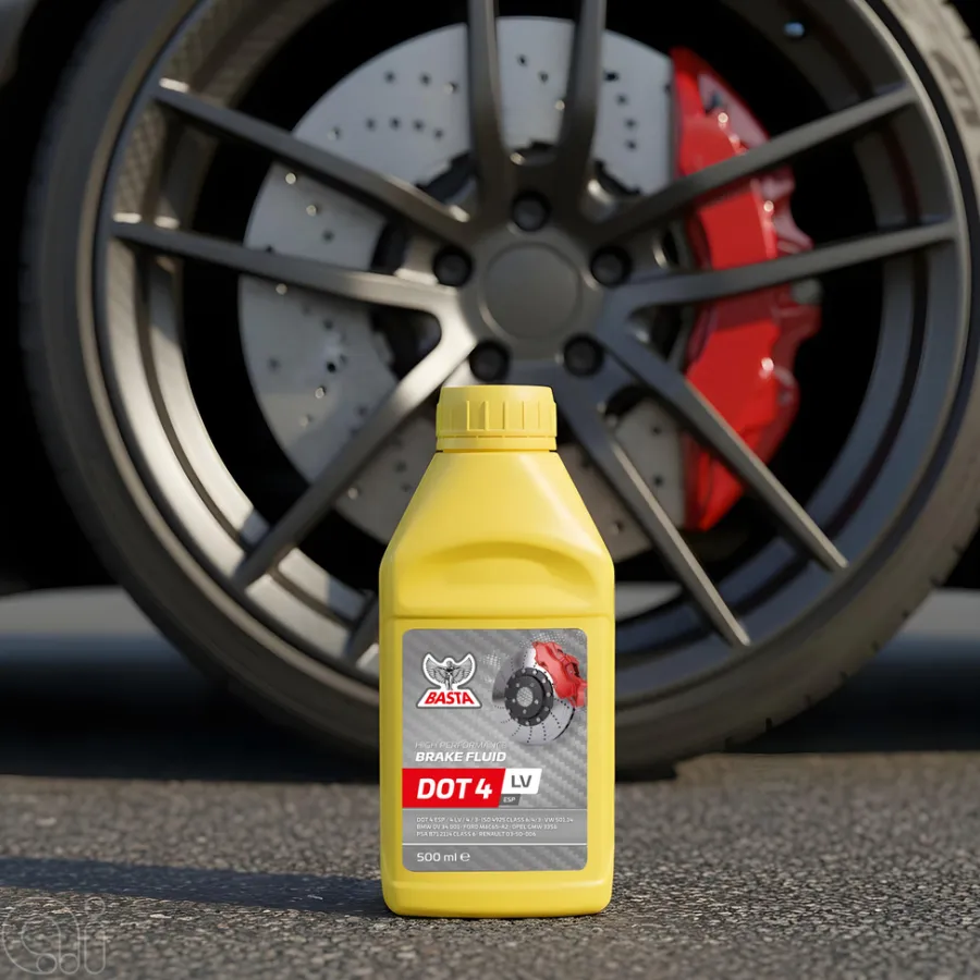 Basta Motorolie & Sprinklervæske*bremsevæske DOT4 LV 500 ml