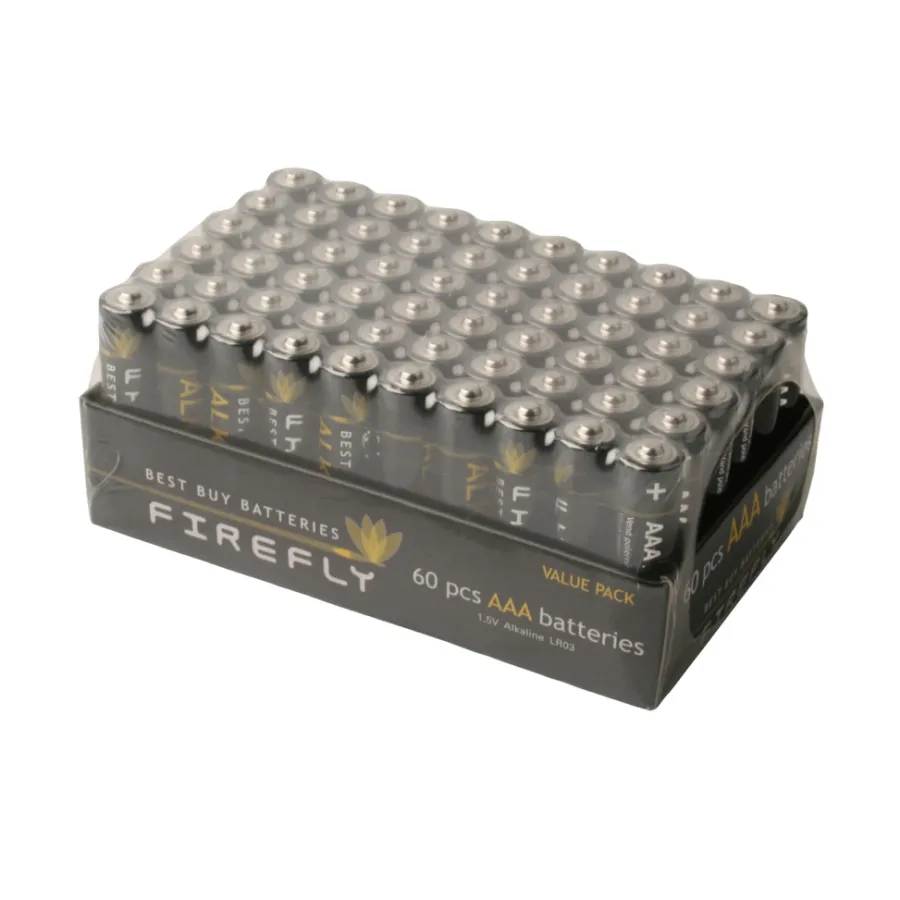 Firefly Batterier*Batteri AAA 60-pk. -