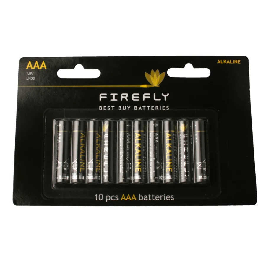 Firefly Batterier*Batteri AAA 10-pk. -