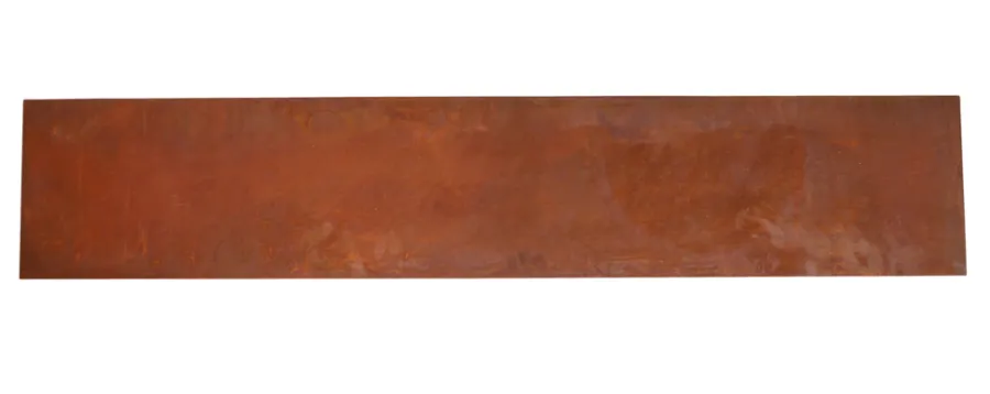 Horton Bedafgrænsning & Minihegn*Bedkant med bukket kant cortenstål 24 x 125 cm