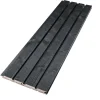 Imprægneret Træ|Facadeplader*Beklædning lodret sort 25 x 125 x 3000 mm 4-pk.
