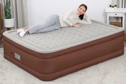 Bestway Luftmadrasser & Pumper*AlwayzAire Fortech luftmadras 203 x 152 cm Brun med mønster