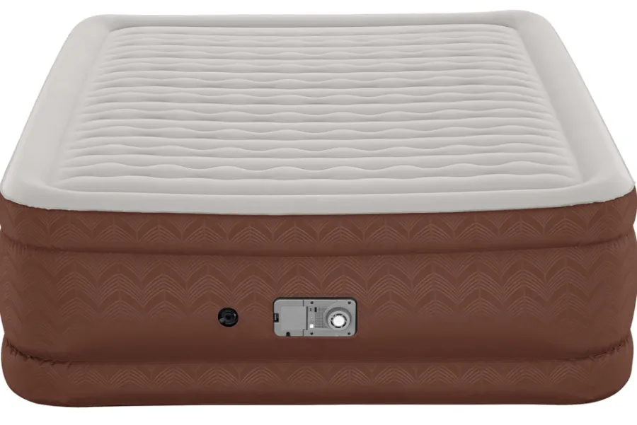 Bestway Luftmadrasser & Pumper*AlwayzAire Fortech luftmadras 203 x 152 cm Brun med mønster