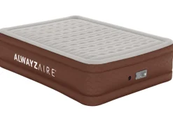 Bestway Luftmadrasser & Pumper*AlwayzAire Fortech luftmadras 203 x 152 cm Brun med mønster